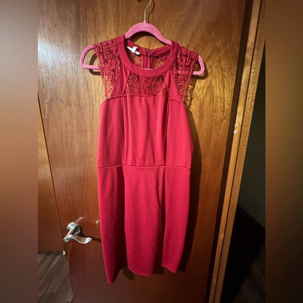 Elegant red dress